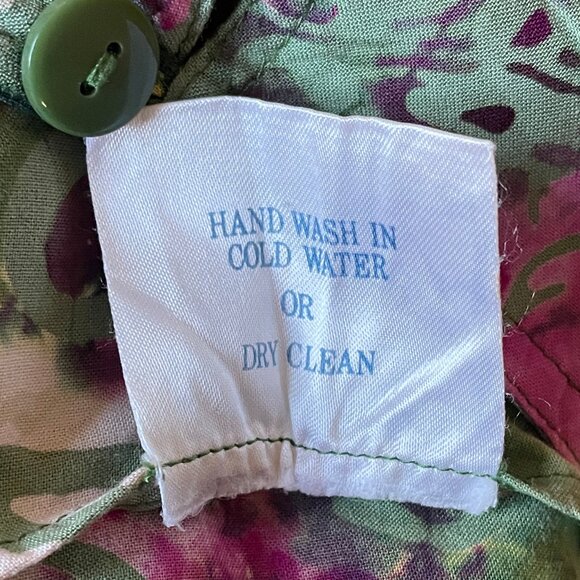 Gorgeous Vintage Batik Rayon Sleeveless A-line Maxi Dress (L) - Picture 13 of 13